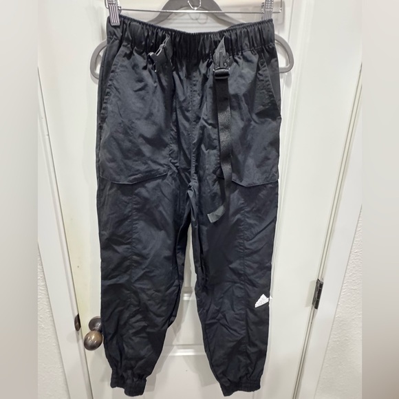 Adidas Black Sporty Track Pants - Picture 1 of 5